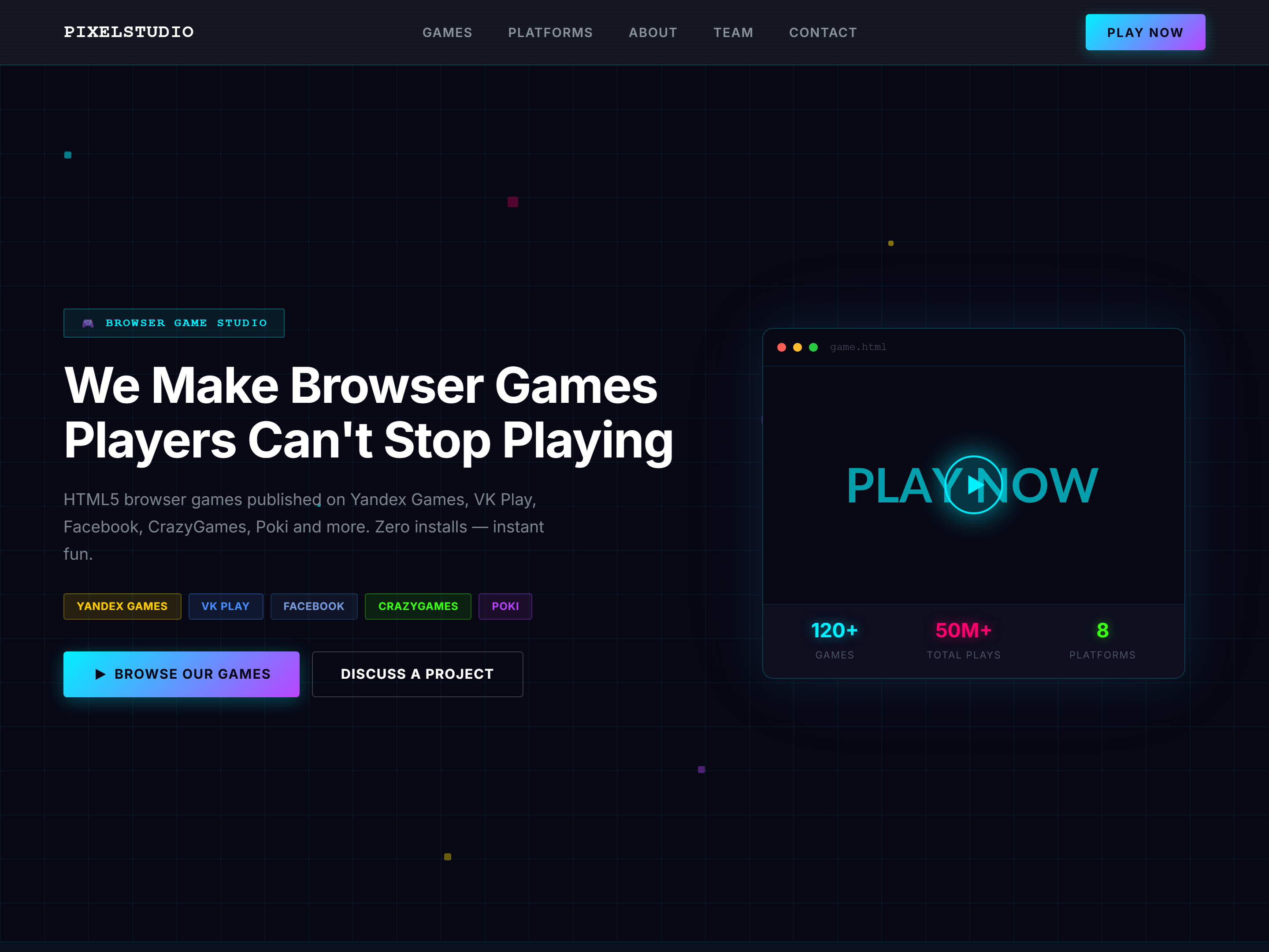 Estudio de Juegos de Navegador