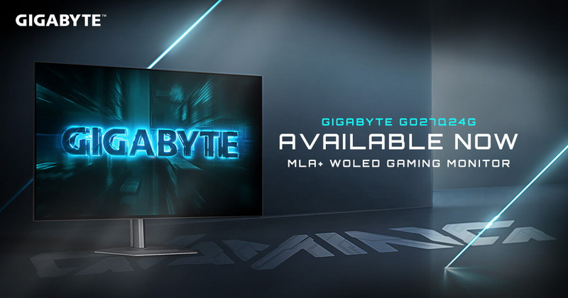 Gigabyte presentó el nuevo monitor de juegos WOLED de 27 pulgadas, GO27Q24G, con resolución QHD y frecuencia de actualización de 240 Hz