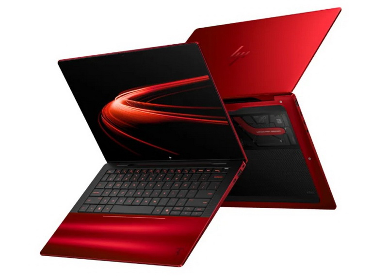 HP en colaboración con Ferrari presentó el portátil rojo de edición limitada Scuderia Ferrari AI PC, con un precio de 5 599 dólares.