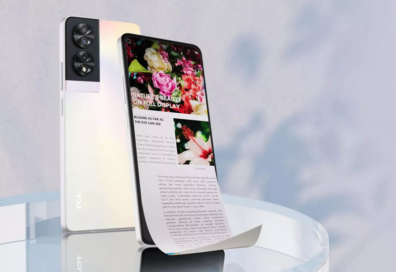 TCL reemplaza el LCD por AMOLED en la serie de smartphones Nxtpaper, alcanzando una luminosidad de gama alta sin reflejos.