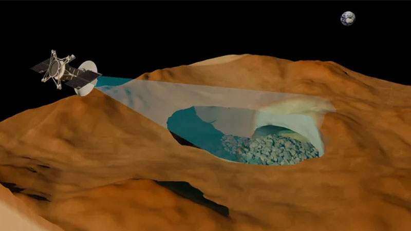 Herencia del programa “Magellan”: en Venus se ha descubierto un túnel subterráneo de varios metros de diámetro