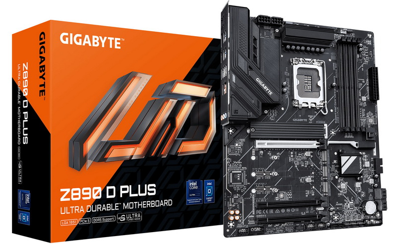 Gigabyte presentó la placa base minimalista Z890 D Plus para el procesador insignia de Intel, el Z890