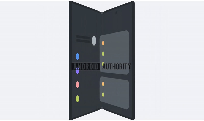 Samsung muestra el primer teléfono plegable Wide Fold con una pantalla grande