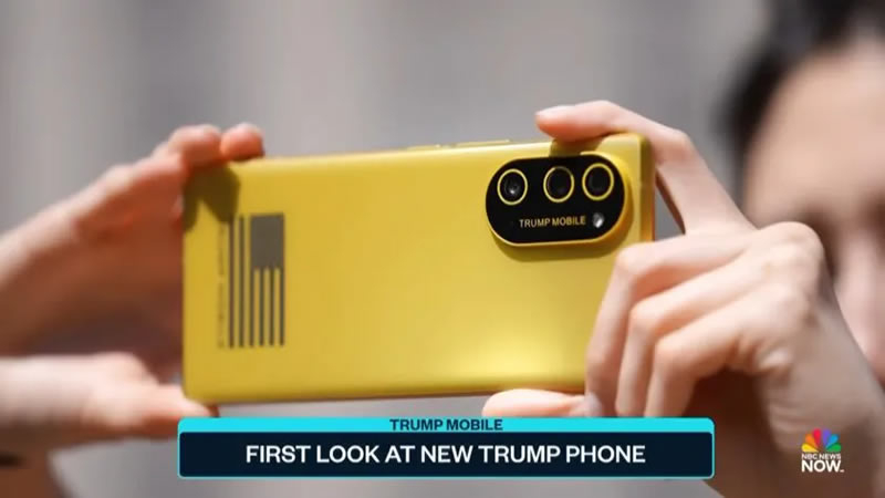 El teléfono Trump existe: a los periodistas se les entregó el primer T1 Phone para pruebas