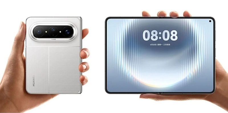 Huawei presentó el teléfono plegable Pura X Max con una pantalla ultra ancha