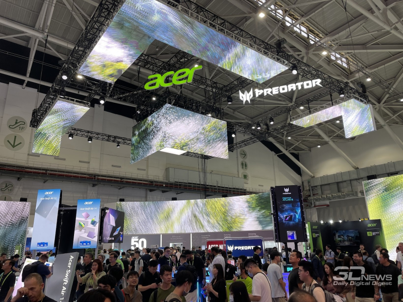 Informe del stand de Acer en Computex 2026: cinco décadas de innovación, gafas inteligentes, consolas de juego y gadgets del futuro