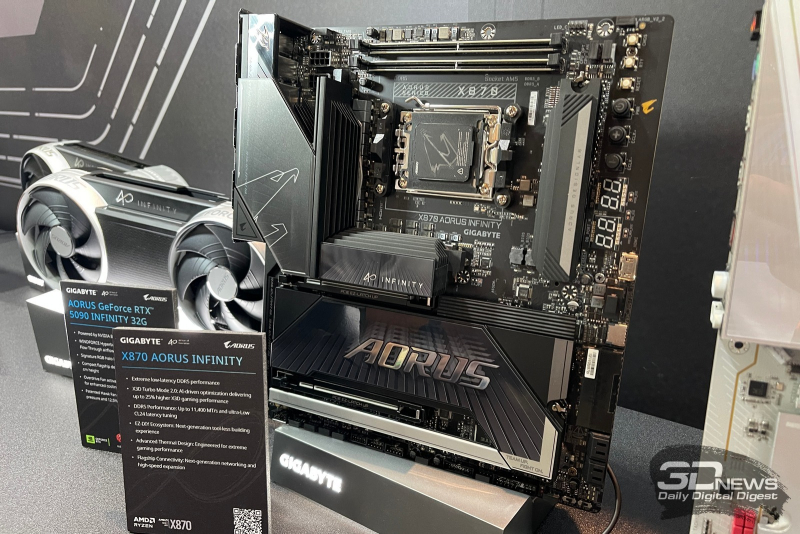 Gigabyte lanzó las placas X870E Aorus Infinity Next con radiadores porosos únicos y la X870 Aorus Infinity, orientadas a acelerar el rendimiento de la memoria