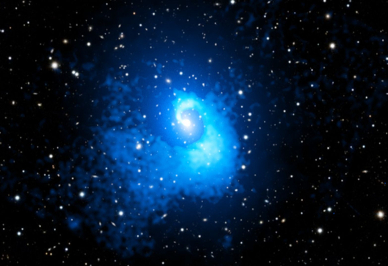 La observatorio "Chandra" encontró indicios de una antigua catástrofe cósmica en el aparentemente pacífico cúmulo Abell 2029.