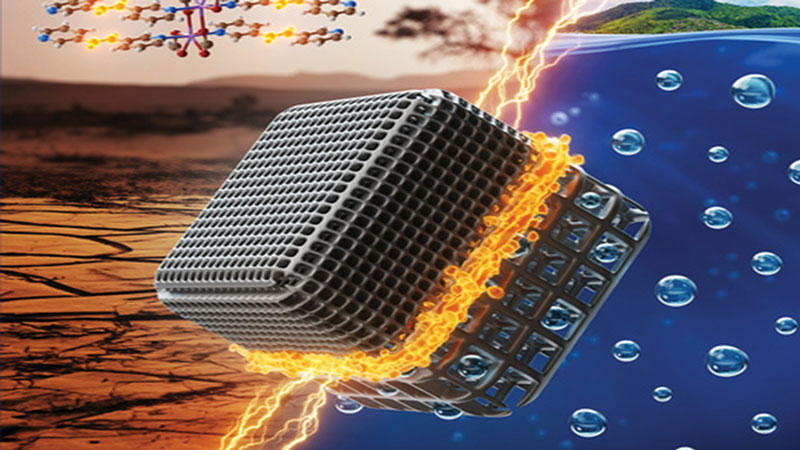 Se ha creado un material para una "botella de agua inagotable" que extrae la humedad del aire bajo la luz solar.