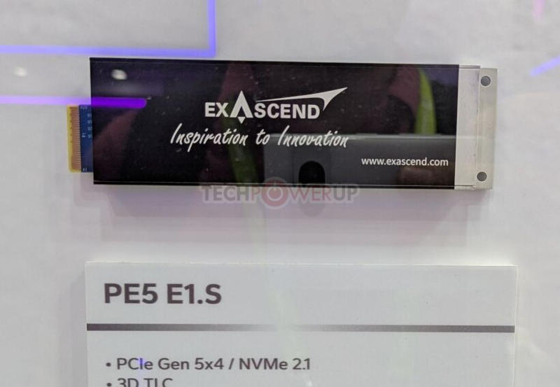 Exascend presentó los primeros SSD basados en el protocolo NVMe 2.1