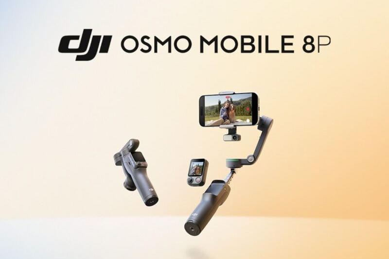 Nuevo estabilizador para el DJI Osmo Mobile 8P con controlador‑pantalla desmontable presentado en el mercado