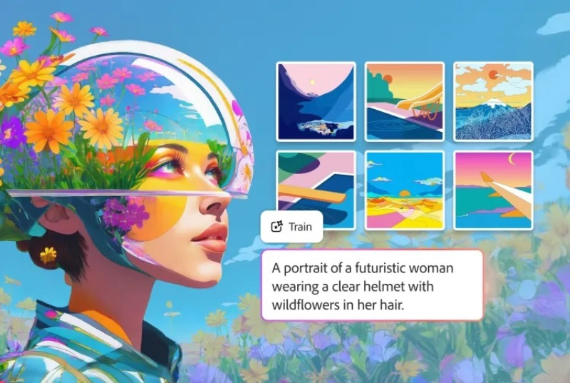 Adobe Firefly ahora permite entrenar un generador de imágenes IA con tus propias obras