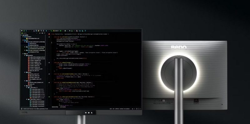 BenQ presentó el monitor de 28 pulgadas RD280UG 4K con una relación de aspecto inusual, diseñado especialmente para programadores