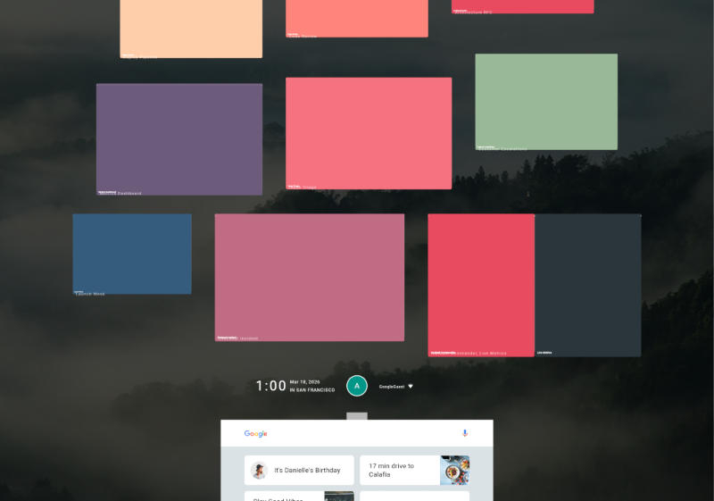 En el navegador está integrado la interfaz del antiguo sistema operativo prometedor de Google Fuchsia