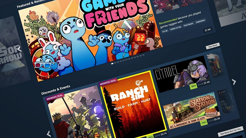 Valve amplía la interfaz: Steam actualiza el aspecto de la página principal de la tienda