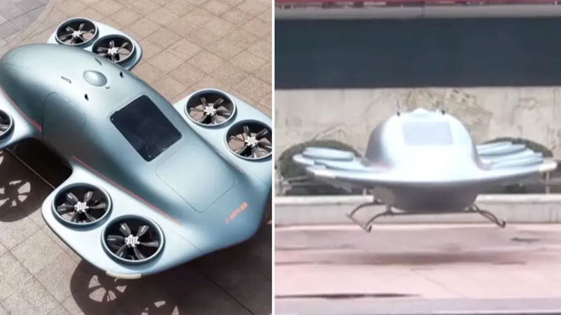 En China lanzaron un “disco volador” con ventiladores canalizados, ideal para vuelos urbanos.