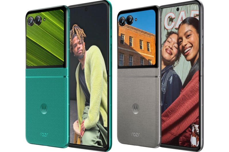 Se publicaron fotos del teléfono flexible Motorola Razr 70