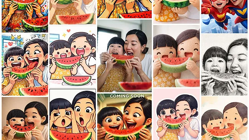 Microsoft presentó un servicio de restylado de fotos con IA que no es Copilot