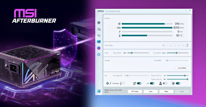MSI aumentó la seguridad de las RTX 5000 y RX 9000, añadiendo en Afterburner el modo GPU Safeguard+ para proteger los conectores del derretimiento.