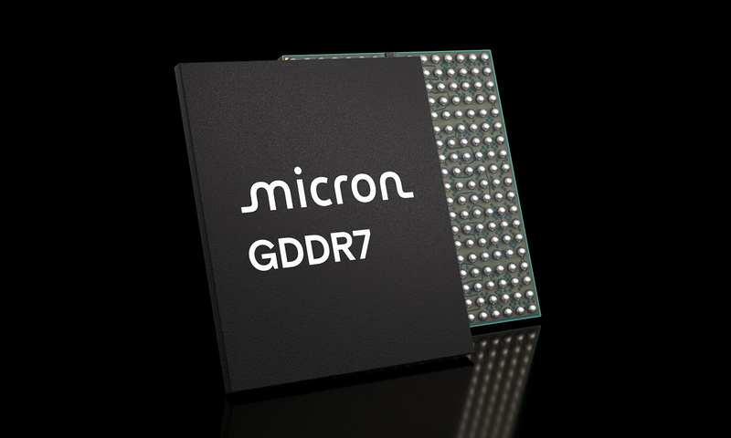 Micron presentó chips de memoria GDDR7 de 3 GB con una velocidad de hasta 36 Gbps