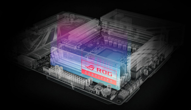 Asus confirmó la compatibilidad de 17 módulos DDR5 con las placas base ROG.