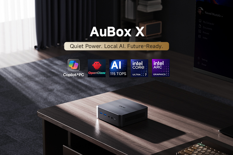 Chuwi lanzó una nueva PC compacta AuBox X con procesador Intel Core Ultra.