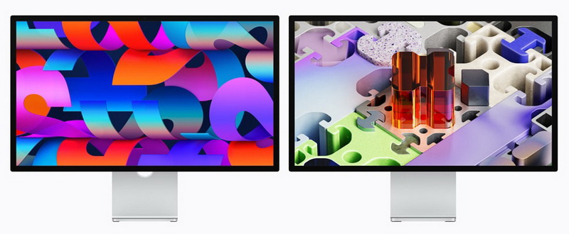 Apple lanzó una línea de nuevos monitores: Studio Display y Studio Display XDR, con un precio inicial de 1,599 dólares.