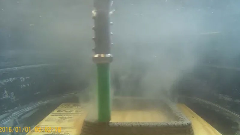 En EE.UU. desarrollaron una impresora submarina tridimensional para la impresión directa de concreto en el fondo del mar