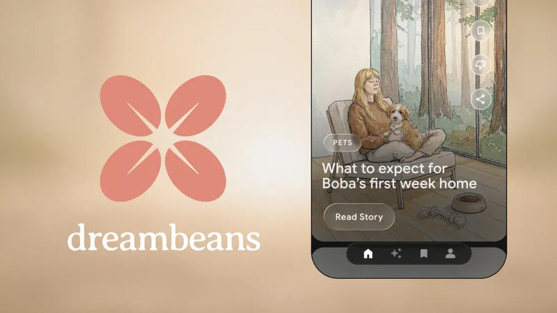 Google Dreambeans lanzó un servicio experimental que crea cómics a partir de la vida cotidiana de los usuarios.