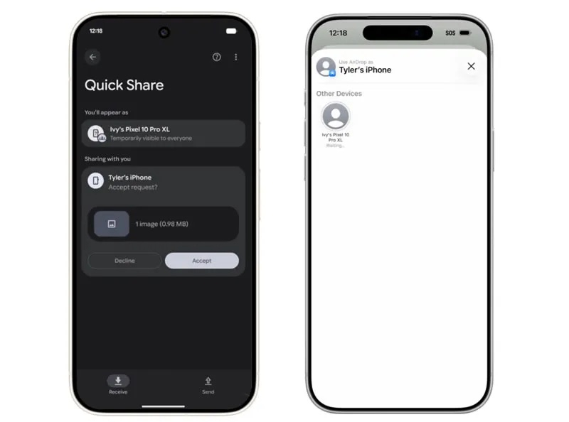 Los teléfonos Oppo pronto podrán transferir fotos y archivos de iPhone mediante AirDrop
