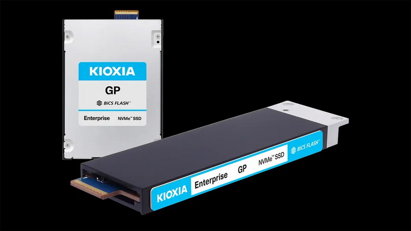 Kioxia lanzó un SSD de servidor Super High IOPS que aumentará significativamente la velocidad de los chips de IA de Nvidia