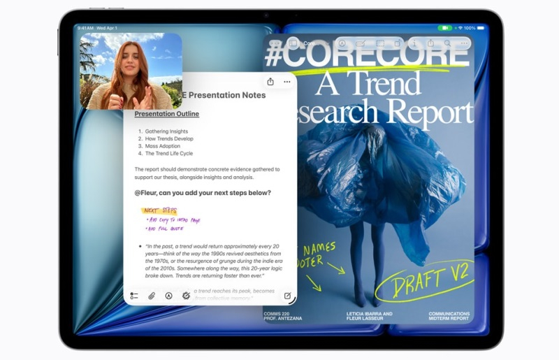 Apple lanzó el iPad Air actualizado con chip M4, 12 GB de memoria RAM y un precio inicial de $599