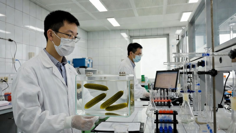 China ha desarrollado una batería totalmente ecológica en la que el electrolito es apto incluso para encurtir pepinos