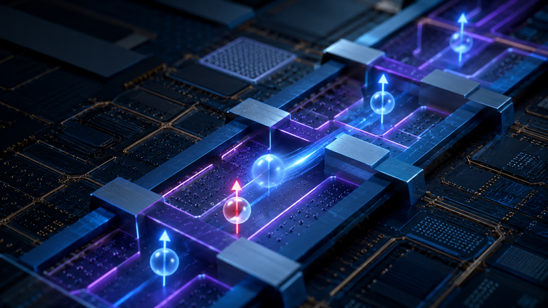 Los científicos presentaron un procesador cuántico flexible con qubits desplazables, ligero de fabricar y operar