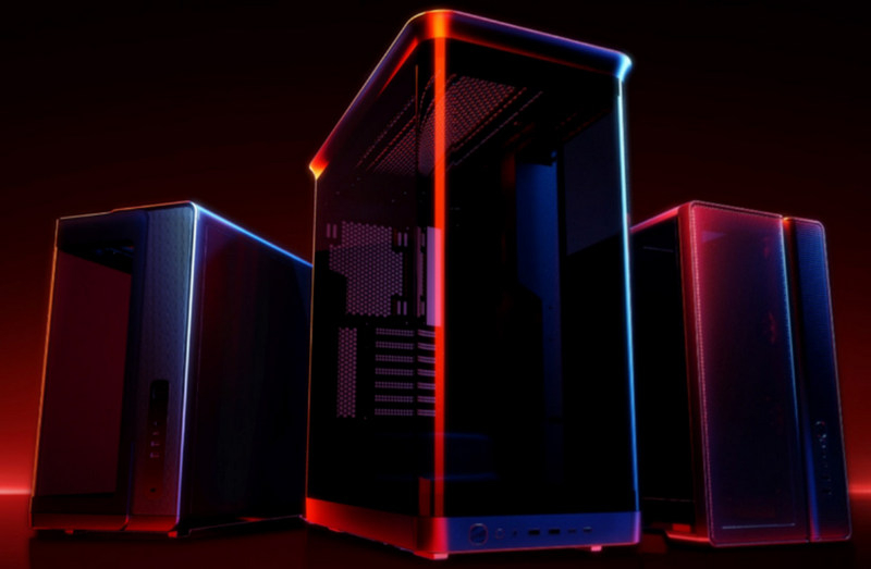 SAMA presentó en Computex 2026 carcasas panorámicas, SZO con pantalla doble y fuentes de alimentación de hasta 1650 W
