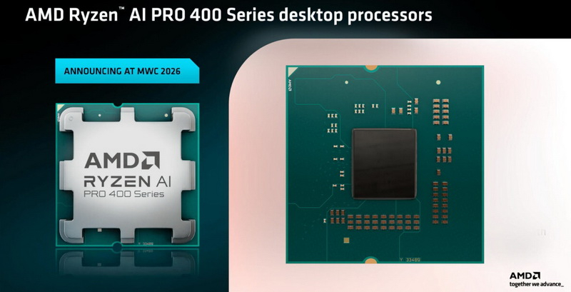 AMD anunció el Ryzen AI 400 para Socket AM5: hasta 8 núcleos Zen 5, gráficos RDNA 3.5 y una NPU de 50 TOPS