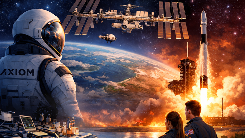 Axiom y la NASA firmaron un acuerdo: el nuevo equipo de turistas espaciales volará a la ISS en enero de 2027.