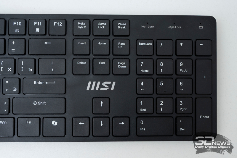 MSI FORGE K200 Wireless Combo – teclado y ratón con larga duración de la batería